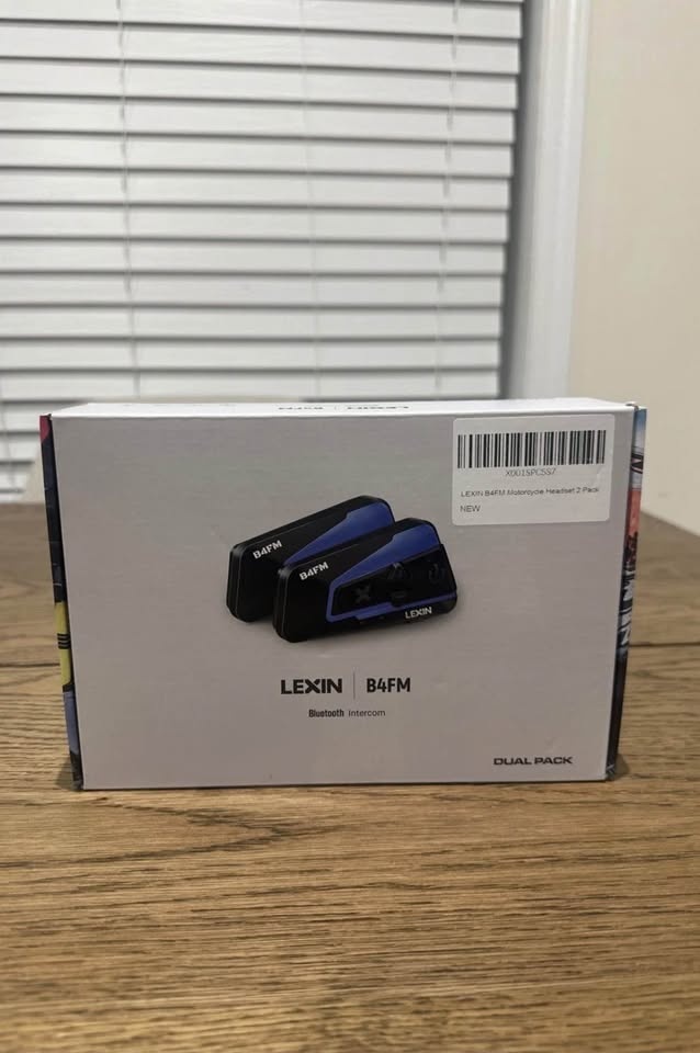 LEXIN B4FM Dual Pack Bluetooth Intercom Helmet Headsets - photo 2
