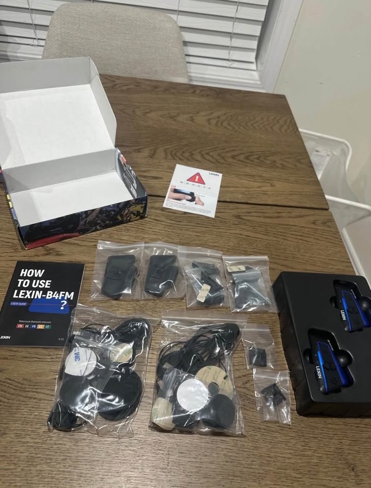 LEXIN B4FM Dual Pack Bluetooth Intercom Helmet Headsets - photo 4