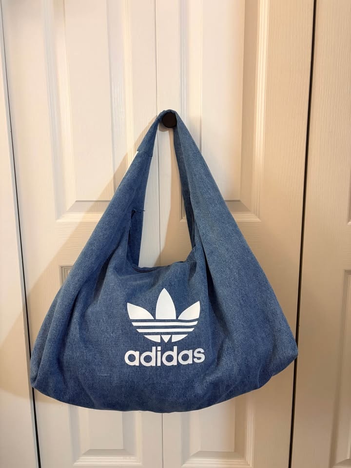 Adidas Blue Denim Hobo Bag - photo 2