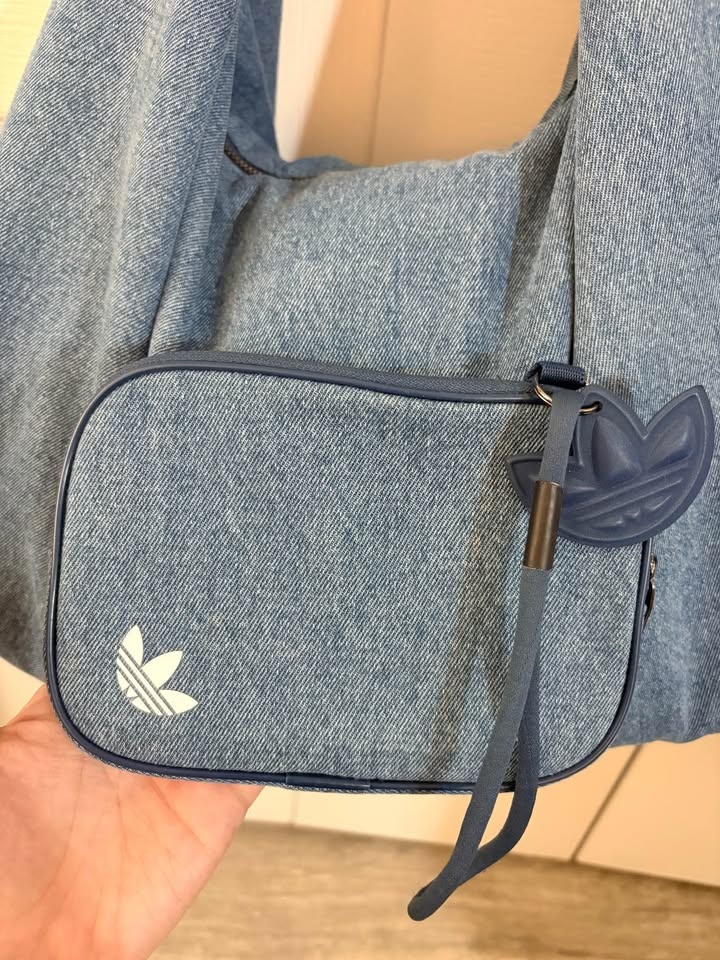 Adidas Blue Denim Hobo Bag - photo 4