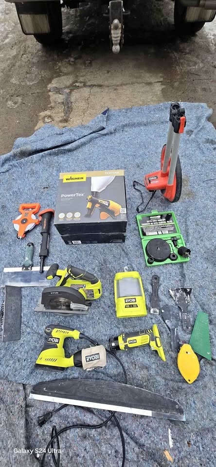 Ryobi Tools + Wagner PowerTex + TriggerShot Bundle