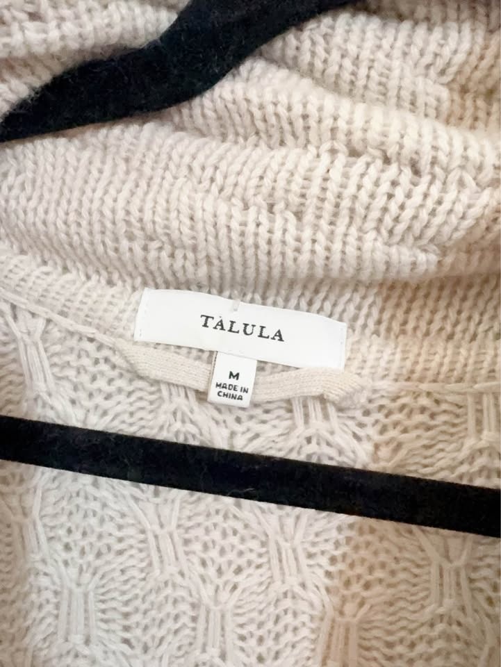 Talula Cream Knitted Cardigan M - photo 3