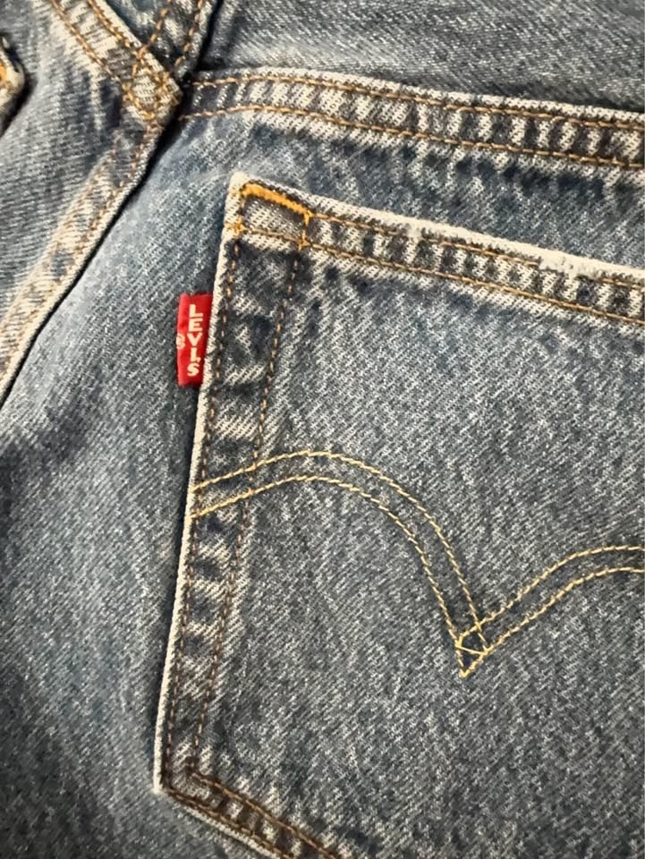 Levi's 501 Distressed Denim Shorts - photo 3