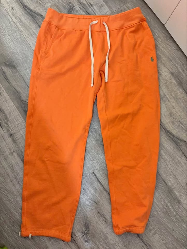 Polo Ralph Lauren Orange Sweatpants Large