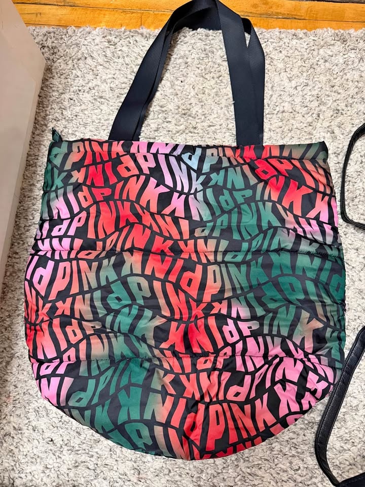 Pink Puffer tote bag