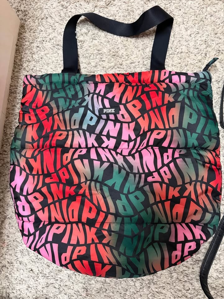 Pink Puffer tote bag - photo 2