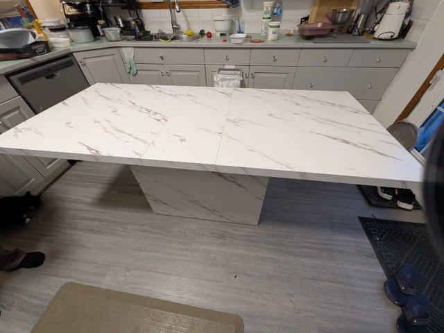 Faux Marble Dining Table (Seats 6-8) - photo 2
