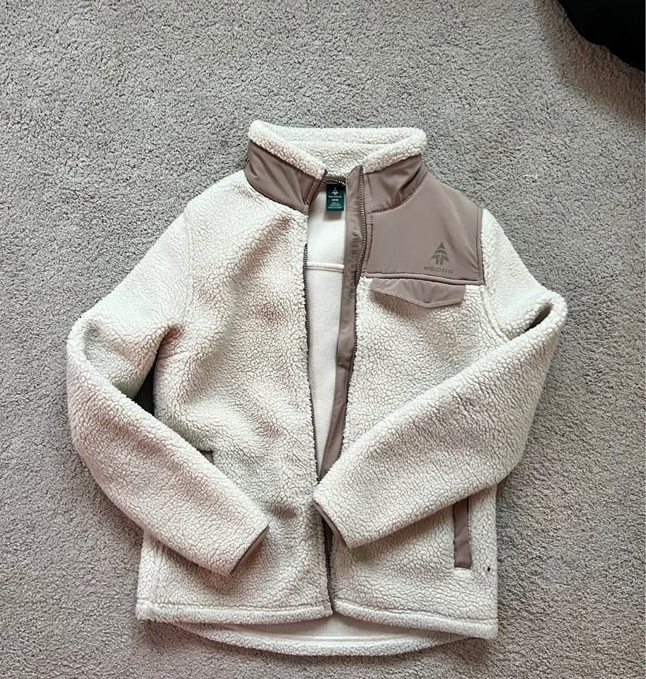 Woods Warm Fleece Zip-Up Jacket