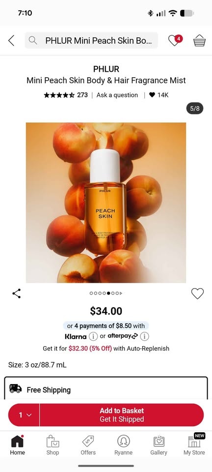 PHLUR Peach Skin Mini Fragrance Mist - photo 4
