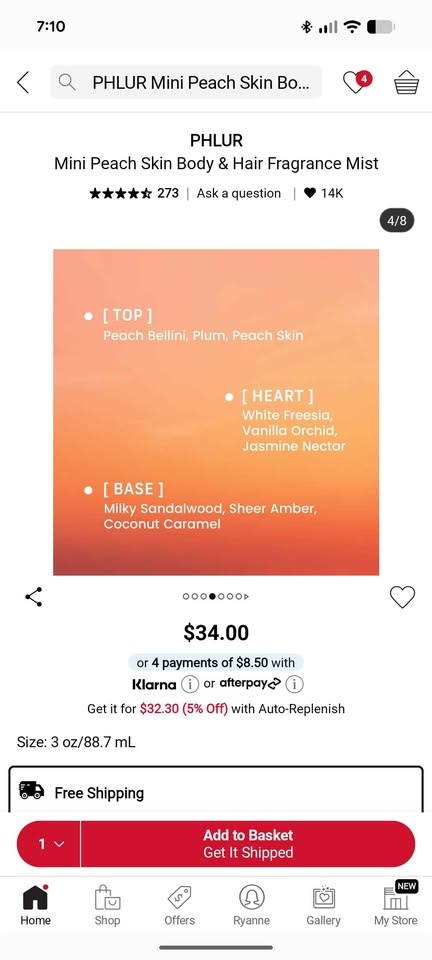 PHLUR Peach Skin Mini Fragrance Mist - photo 5