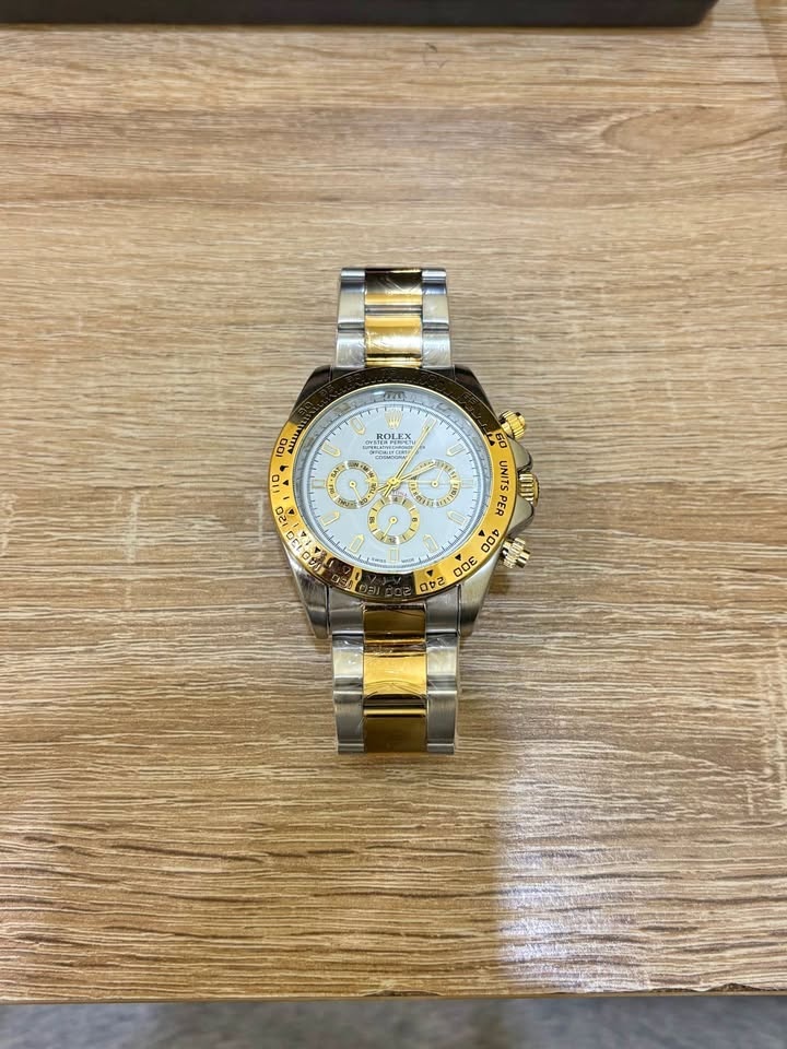 Luxury Watch Man Golden and Silver