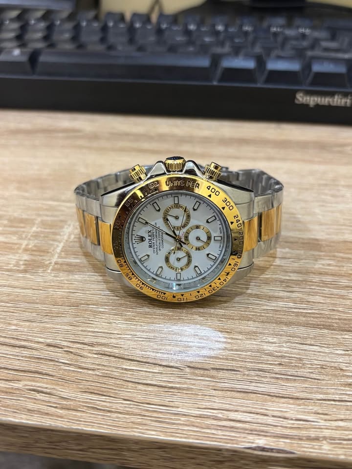 Luxury Watch Man Golden and Silver - photo 3