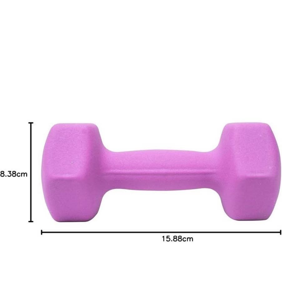 10lb Hexagon Neoprene Dumbbells - photo 3