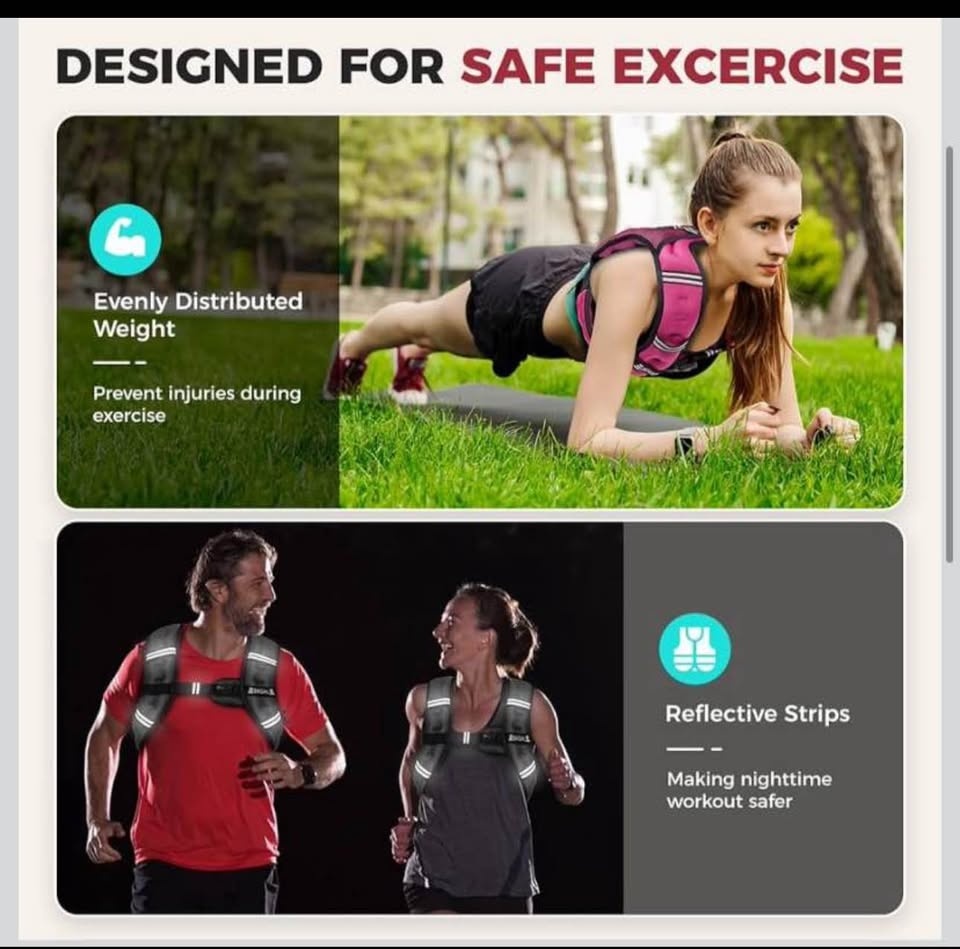 Brand new Pink BAGAIL 10lb Weighted Vest for Women - photo 4