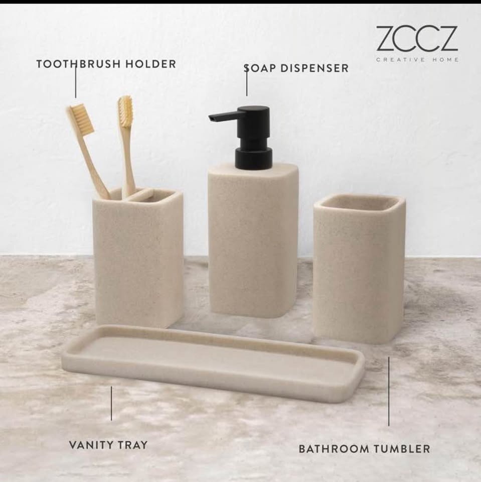 Brand new Beige Bathroom Accessory set - photo 2