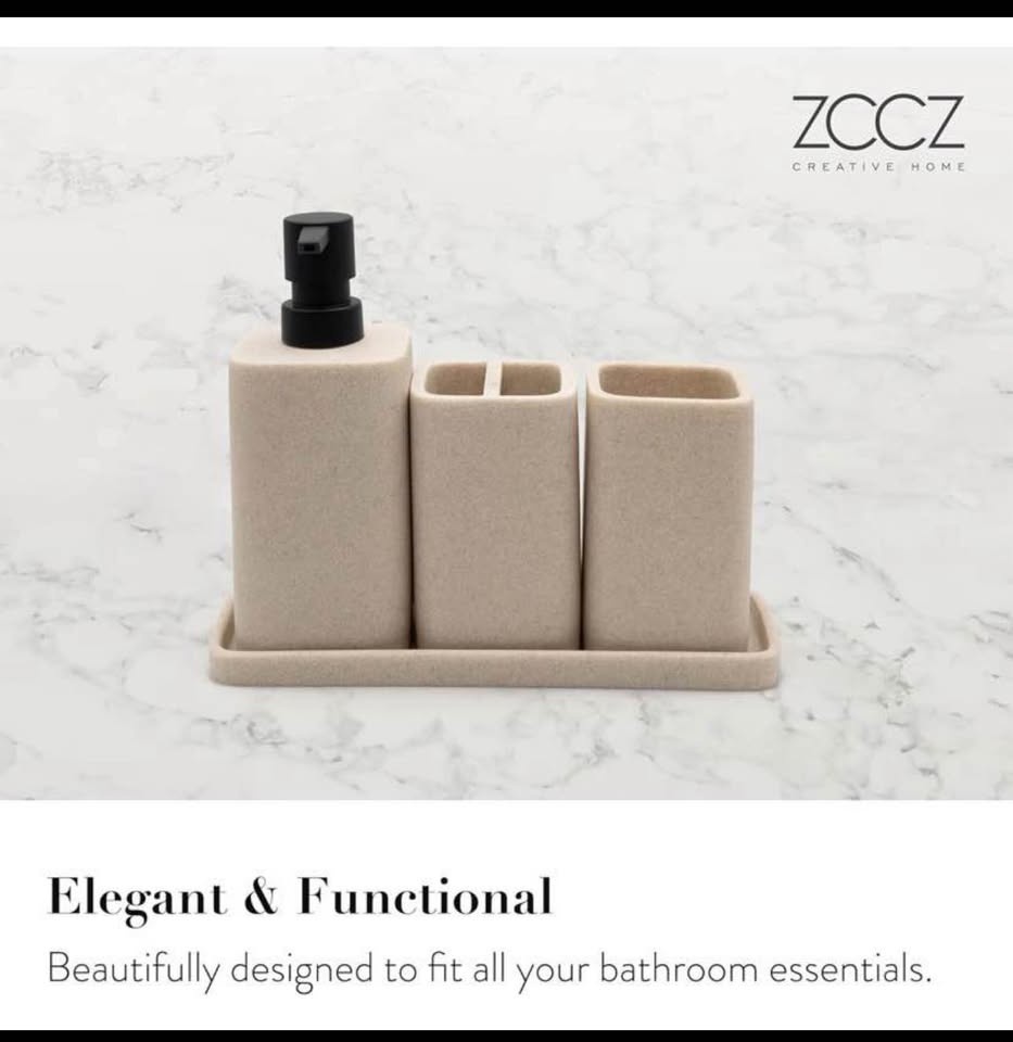 Brand new Beige Bathroom Accessory set - photo 3