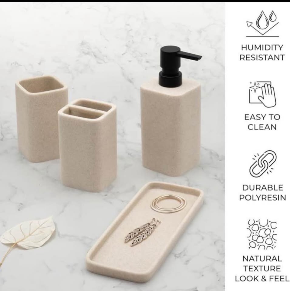 Brand new Beige Bathroom Accessory set - photo 5