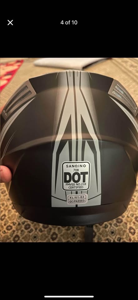 Brand new open-face motorcycle helmet XL (double visor) - photo 3