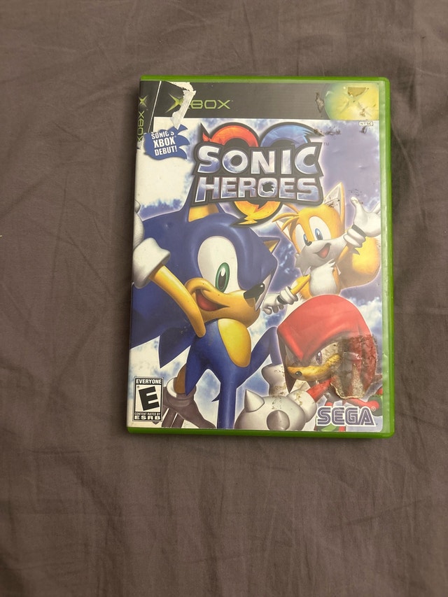 Sonic Heroes Xbox (Damaged Art)