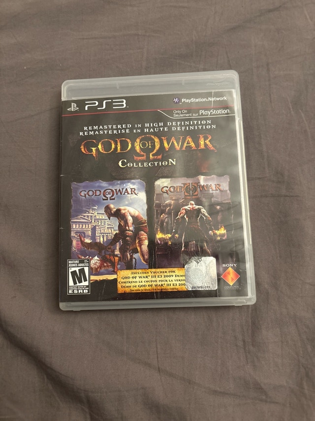 God of War Collection PS3 Art Damaged