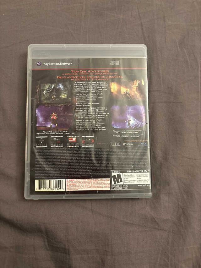 God of War Collection PS3 Art Damaged - photo 2