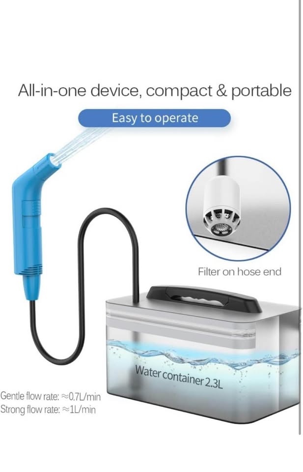 MyPortaWash Portable Bidet Sprayer - Rechargeable - photo 2