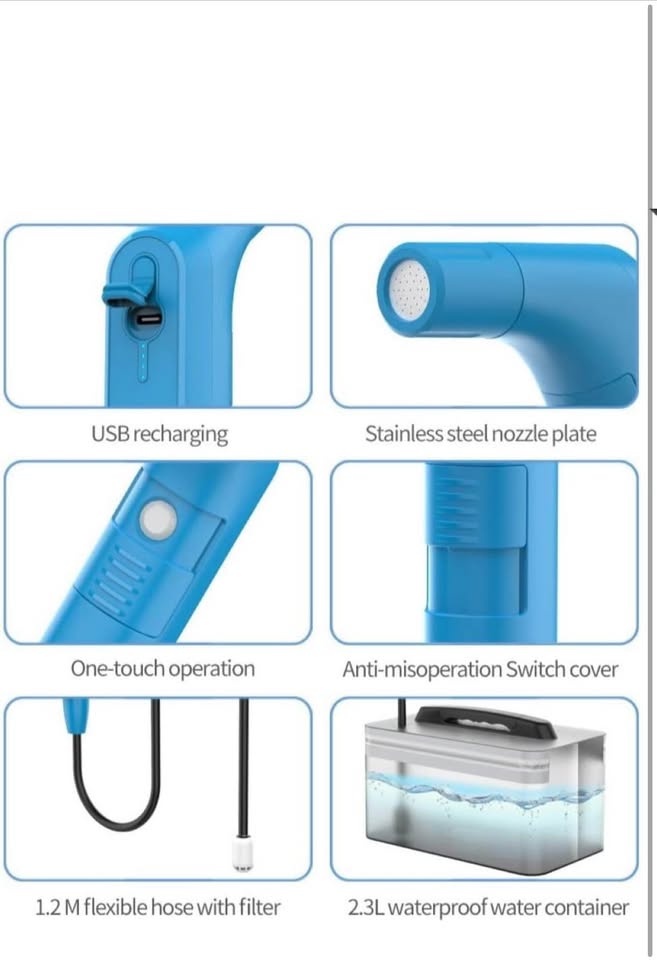 MyPortaWash Portable Bidet Sprayer - Rechargeable - photo 4