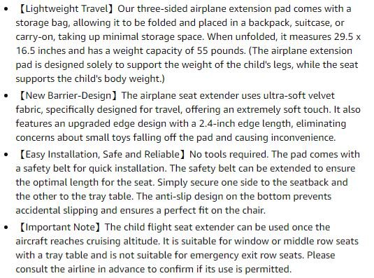 NEW~Kids Travel Bed, Portable For Airplane/Train/Bus - photo 4