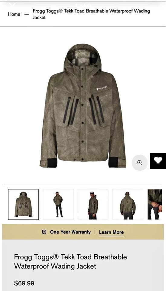 Brand new Breathable Waterproof Wading Jacket