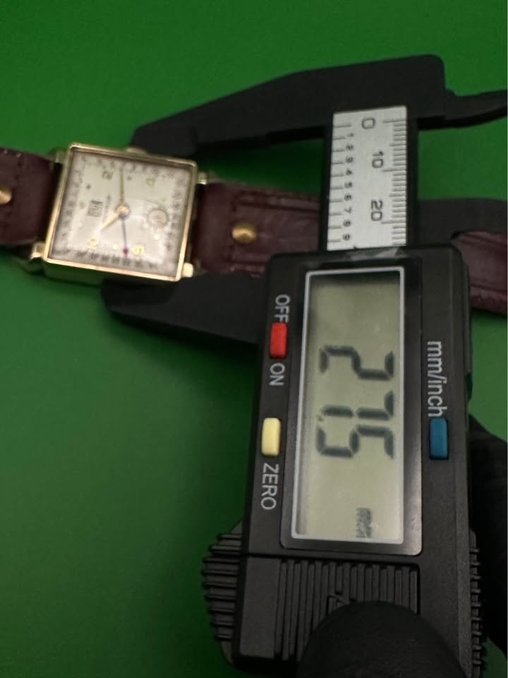 Rare Vintage Benrus Square Triple Calendar Watch | Runs Great - photo 4