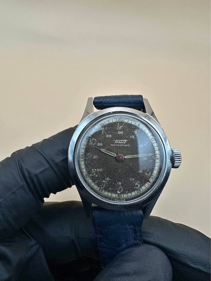 Vintage Tissot Aquasport Waterproof Watch – Rare Dial – 1940s–50