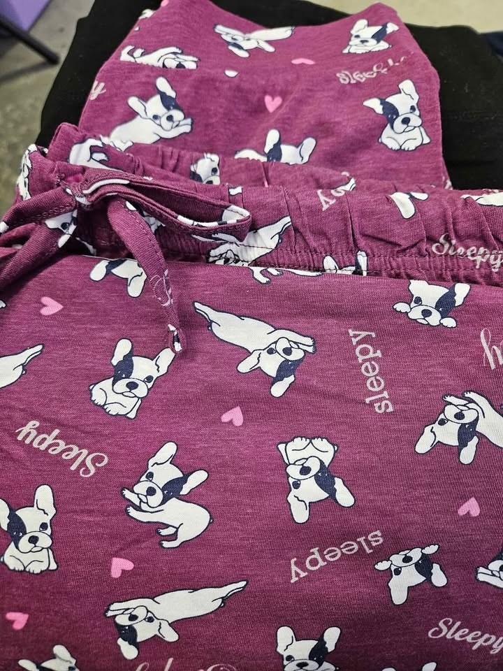 Preowned 2XL Sleepy Pug 2 Piece PJ Set - photo 2