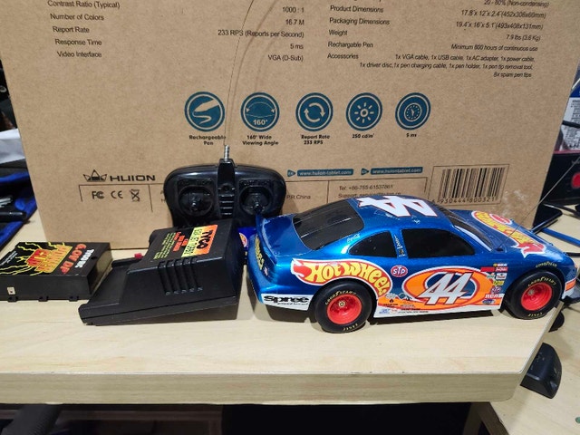 Kyle Petty #44 Hot Wheels Tyco RC Car