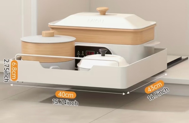 New Metal Pull-Out Cabinet Organizer