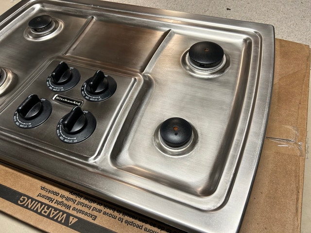 KitchenAid 30" 4-Burner Gas Cooktop - Stainless Steel - photo 5