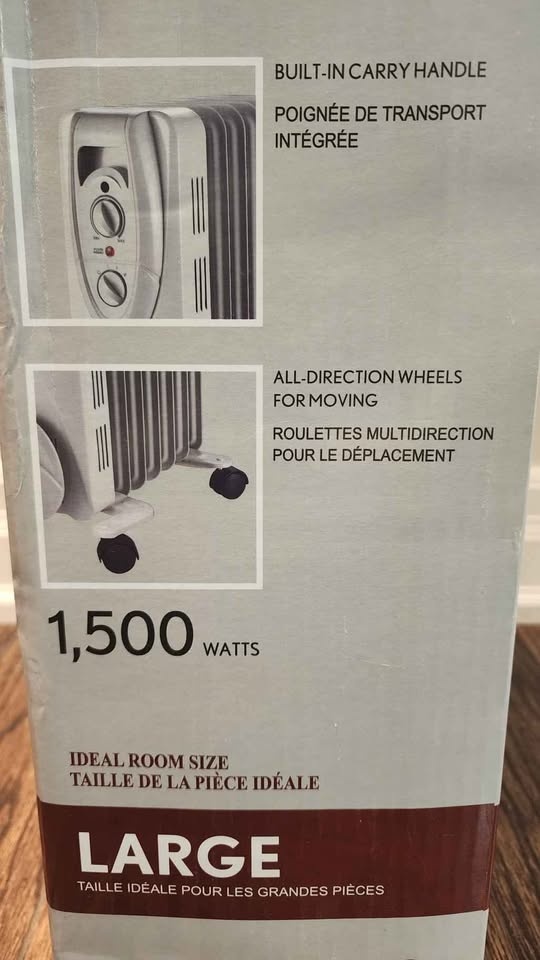 Cuori Oil Filled Radiator Heater - Brand New - photo 3