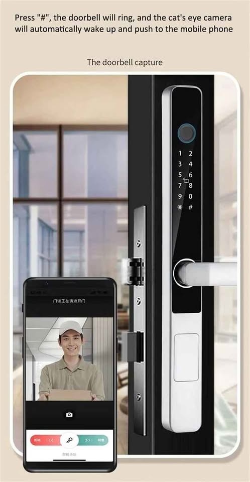 NEW Intelligent Fingerprint Password Lock AY62973 - photo 2
