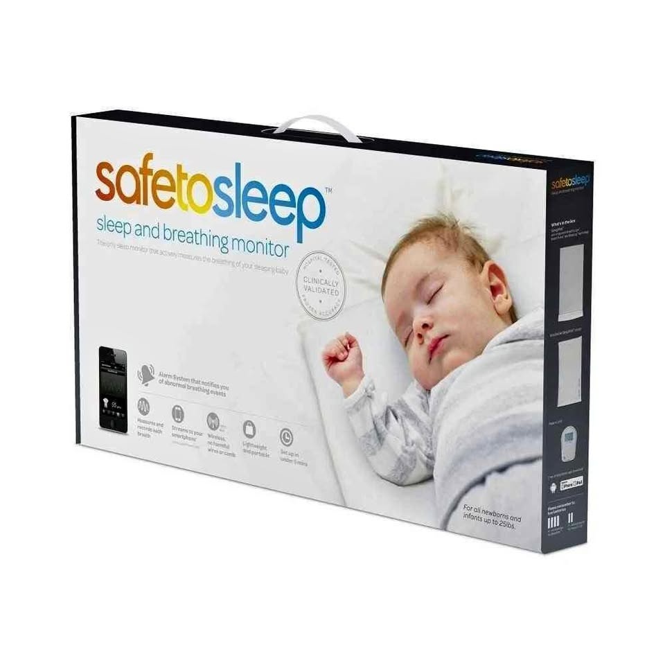 SEALED SafeToSleep Mobile Sleep and Baby Breathing Monitor