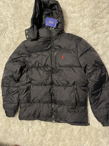 POLO RALPH LAUREN Mens The Gorham Down Jacket Black Large