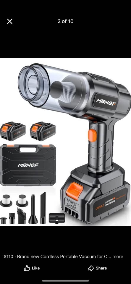 Brand new Cordless Portable Vacuum for Car and Home - photo 2