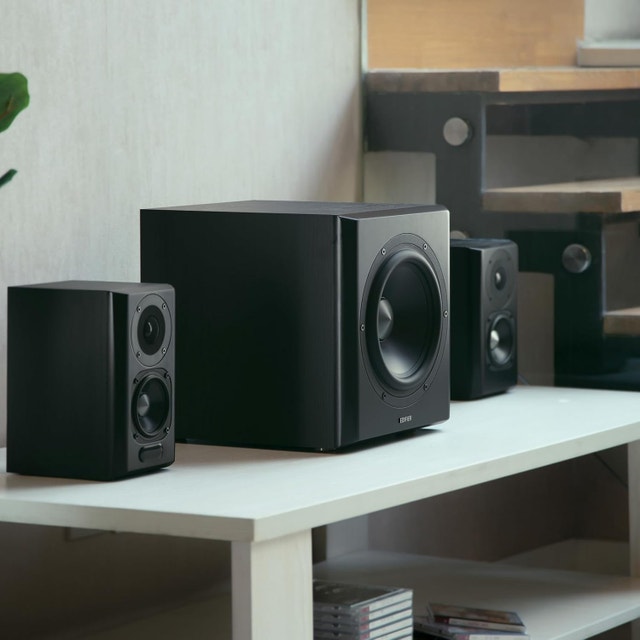 Edifier Bookshelf Speakers & Subwoofer S351DB (Like New)