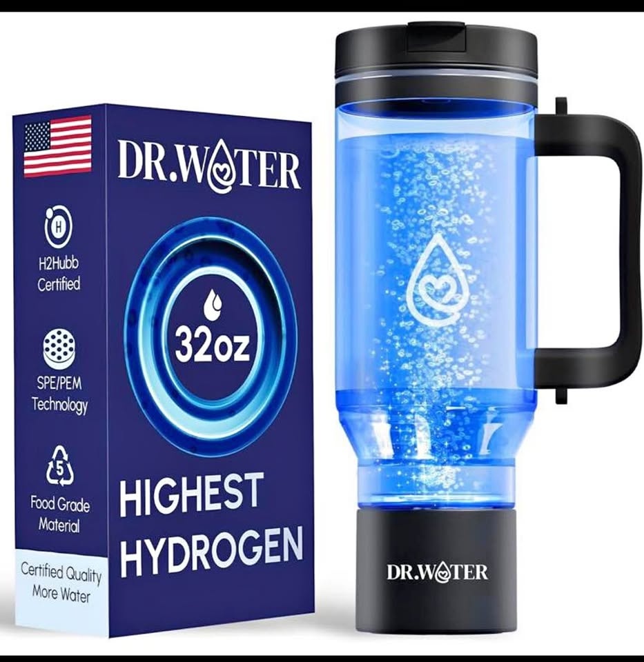 Brand new 32 oz Dr. Water Hydrogen Water Bottle