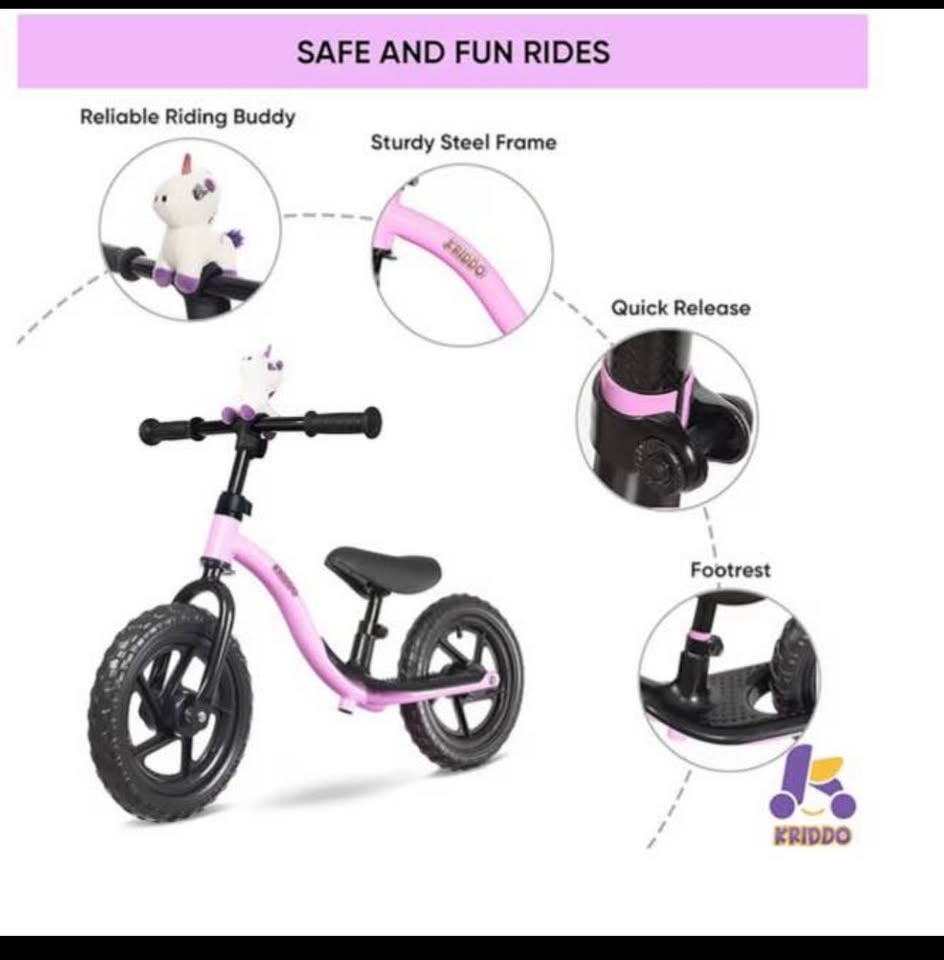 Purple Toddler Balance Bike (24m-5yr) - photo 5