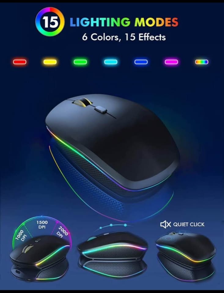 Brand new Backlit Wireless Silent Keyboard and Mouse Combo - photo 5