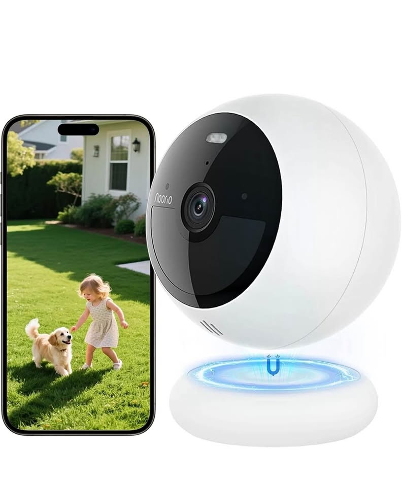 Noorio Wireless Outdoor Security Cameras - 4MP Battery Powered