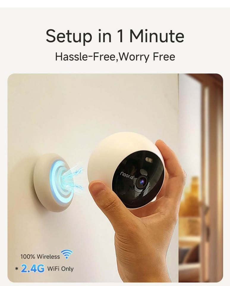 Noorio Wireless Outdoor Security Cameras - 4MP Battery Powered - photo 2