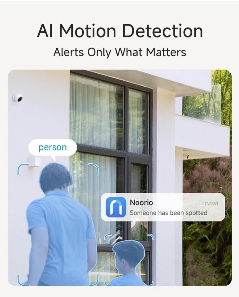 Noorio Wireless Outdoor Security Cameras - 4MP Battery Powered - photo 5