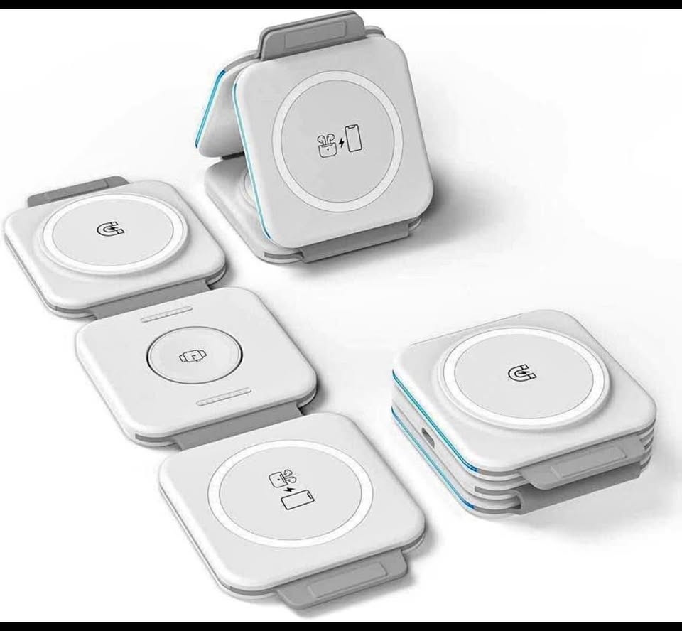 Brand new 3 in 1 charging station for earbuds, phone and smartwa