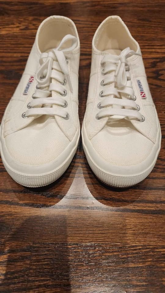 Brand new white Superga running shoes - photo 2
