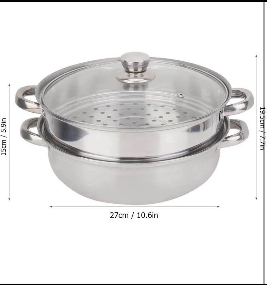 Stainless Steel Cookware 27Cm/11ln Steamer Pot - photo 5